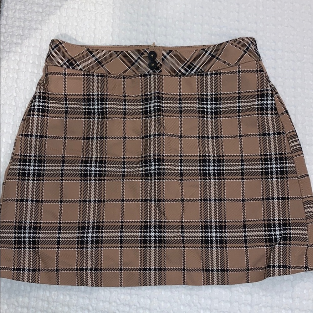 Plaid skirt